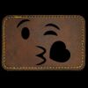Faux Leather Engravable Patch - Round-Corner Rectangular Thumbnail