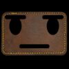 Faux Leather Engravable Patch - Round-Corner Rectangular Thumbnail