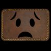 Faux Leather Engravable Patch - Round-Corner Rectangular Thumbnail