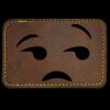 Faux Leather Engravable Patch - Round-Corner Rectangular Thumbnail
