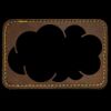 Faux Leather Engravable Patch - Round-Corner Rectangular Thumbnail