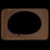 Faux Leather Engravable Patch - Round-Corner Rectangular Thumbnail