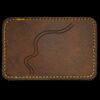Faux Leather Engravable Patch - Round-Corner Rectangular Thumbnail
