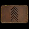 Faux Leather Engravable Patch - Round-Corner Rectangular Thumbnail