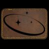 Faux Leather Engravable Patch - Round-Corner Rectangular Thumbnail