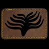 Faux Leather Engravable Patch - Round-Corner Rectangular Thumbnail