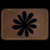 Faux Leather Engravable Patch - Round-Corner Rectangular Thumbnail