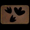 Faux Leather Engravable Patch - Round-Corner Rectangular Thumbnail