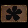 Faux Leather Engravable Patch - Round-Corner Rectangular Thumbnail