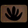 Faux Leather Engravable Patch - Round-Corner Rectangular Thumbnail