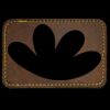 Faux Leather Engravable Patch - Round-Corner Rectangular Thumbnail