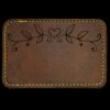 Faux Leather Engravable Patch - Round-Corner Rectangular Thumbnail