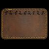 Faux Leather Engravable Patch - Round-Corner Rectangular Thumbnail
