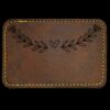 Faux Leather Engravable Patch - Round-Corner Rectangular Thumbnail