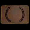 Faux Leather Engravable Patch - Round-Corner Rectangular Thumbnail