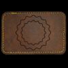 Faux Leather Engravable Patch - Round-Corner Rectangular Thumbnail