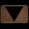 Faux Leather Engravable Patch - Round-Corner Rectangular Thumbnail