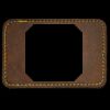 Faux Leather Engravable Patch - Round-Corner Rectangular Thumbnail