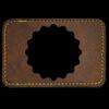 Faux Leather Engravable Patch - Round-Corner Rectangular Thumbnail