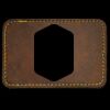 Faux Leather Engravable Patch - Round-Corner Rectangular Thumbnail
