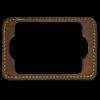 Faux Leather Engravable Patch - Round-Corner Rectangular Thumbnail