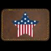 Faux Leather Engravable Patch - Round-Corner Rectangular Thumbnail