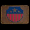 Faux Leather Engravable Patch - Round-Corner Rectangular Thumbnail
