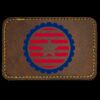 Faux Leather Engravable Patch - Round-Corner Rectangular Thumbnail