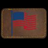 Faux Leather Engravable Patch - Round-Corner Rectangular Thumbnail