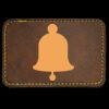 Faux Leather Engravable Patch - Round-Corner Rectangular Thumbnail