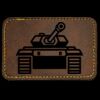 Faux Leather Engravable Patch - Round-Corner Rectangular Thumbnail