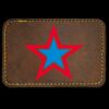 Faux Leather Engravable Patch - Round-Corner Rectangular Thumbnail