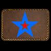 Faux Leather Engravable Patch - Round-Corner Rectangular Thumbnail