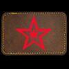 Faux Leather Engravable Patch - Round-Corner Rectangular Thumbnail