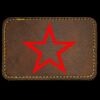 Faux Leather Engravable Patch - Round-Corner Rectangular Thumbnail