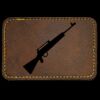 Faux Leather Engravable Patch - Round-Corner Rectangular Thumbnail