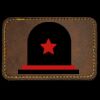 Faux Leather Engravable Patch - Round-Corner Rectangular Thumbnail