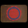 Faux Leather Engravable Patch - Round-Corner Rectangular Thumbnail