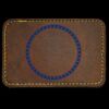 Faux Leather Engravable Patch - Round-Corner Rectangular Thumbnail
