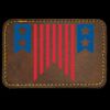 Faux Leather Engravable Patch - Round-Corner Rectangular Thumbnail