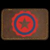 Faux Leather Engravable Patch - Round-Corner Rectangular Thumbnail