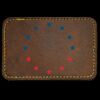Faux Leather Engravable Patch - Round-Corner Rectangular Thumbnail