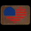 Faux Leather Engravable Patch - Round-Corner Rectangular Thumbnail