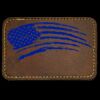 Faux Leather Engravable Patch - Round-Corner Rectangular Thumbnail