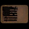Faux Leather Engravable Patch - Round-Corner Rectangular Thumbnail