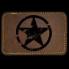 Faux Leather Engravable Patch - Round-Corner Rectangular Thumbnail