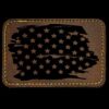 Faux Leather Engravable Patch - Round-Corner Rectangular Thumbnail