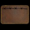 Faux Leather Engravable Patch - Round-Corner Rectangular Thumbnail