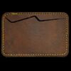 Faux Leather Engravable Patch - Round-Corner Rectangular Thumbnail