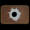 Faux Leather Engravable Patch - Round-Corner Rectangular Thumbnail
